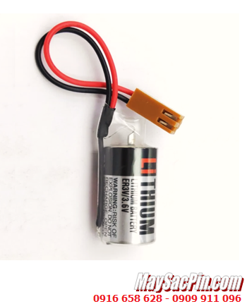 Toshiba ER3V (Chuẩn châu âu EU); Pin nuôi nguồn Toshiba ER3V lithium 3.6v 1/2AA 1000mAh, Xuất xứ Nhật